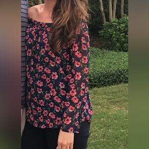 The Limited Off the Shoulder Flowy Blouse